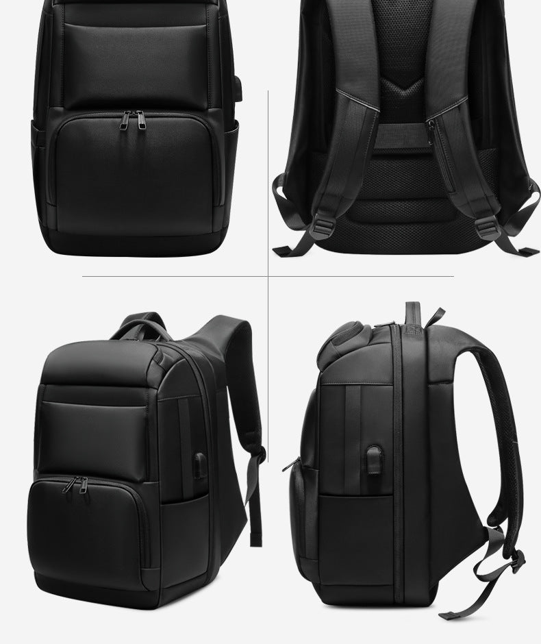 【スマートストレージ】整理しやすい、多機能スタイリッシュリュック USBポート付き