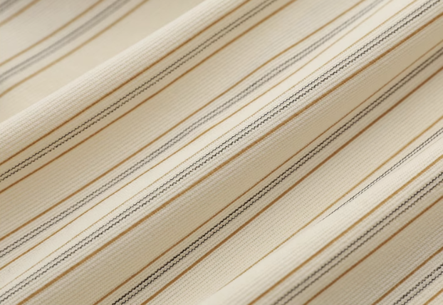 ナチュラルカラーストライプシャツ