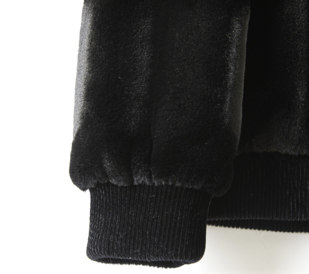 イミテーションミンクベルベットコート