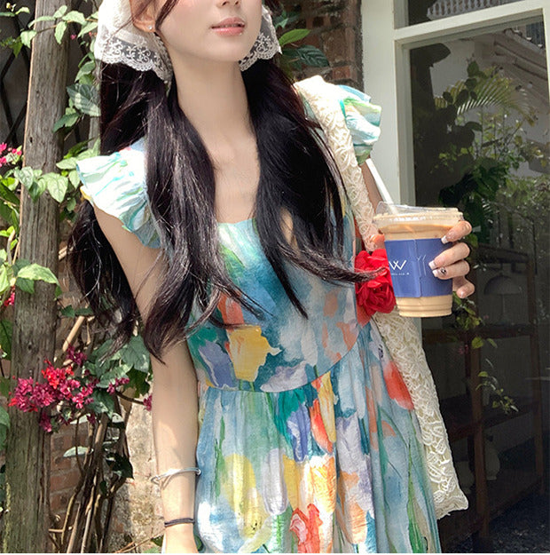 フローラルドレス