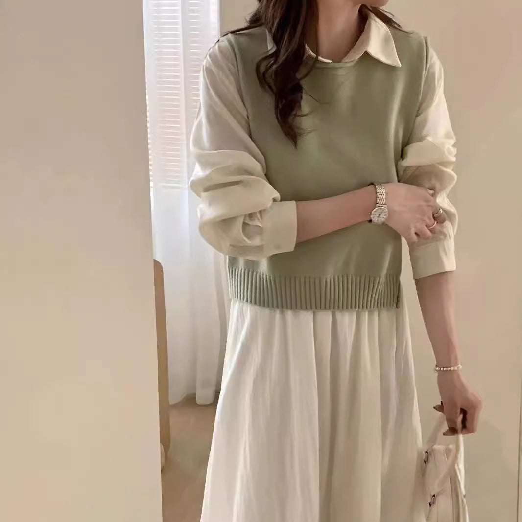 ラウンドネックベスト