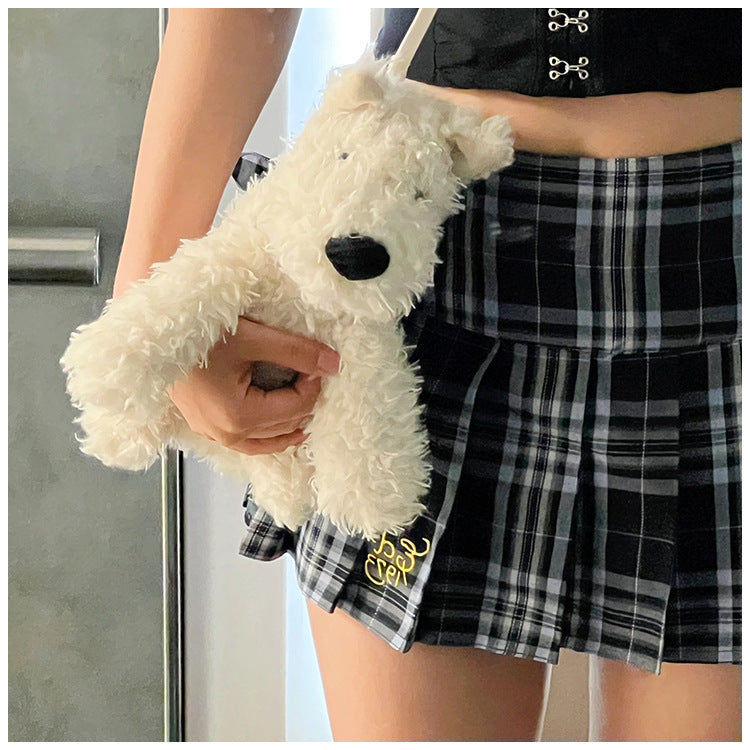 王道のもふもふワンちゃんバッグ