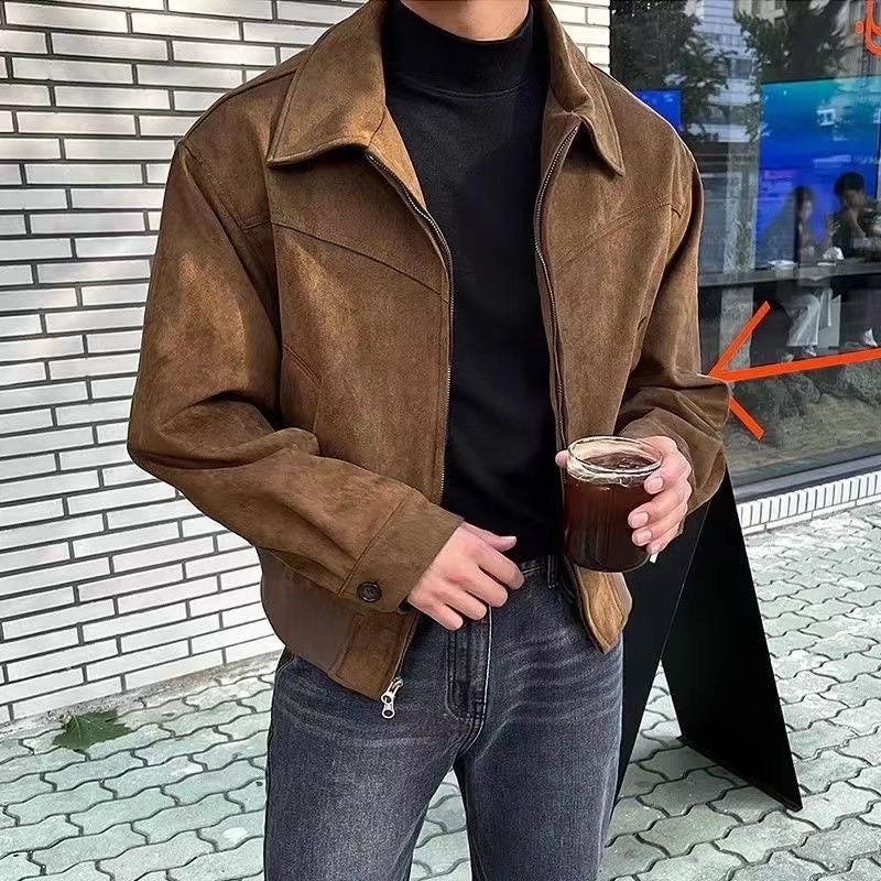 ヴィンテージスエード・ジップブルゾン