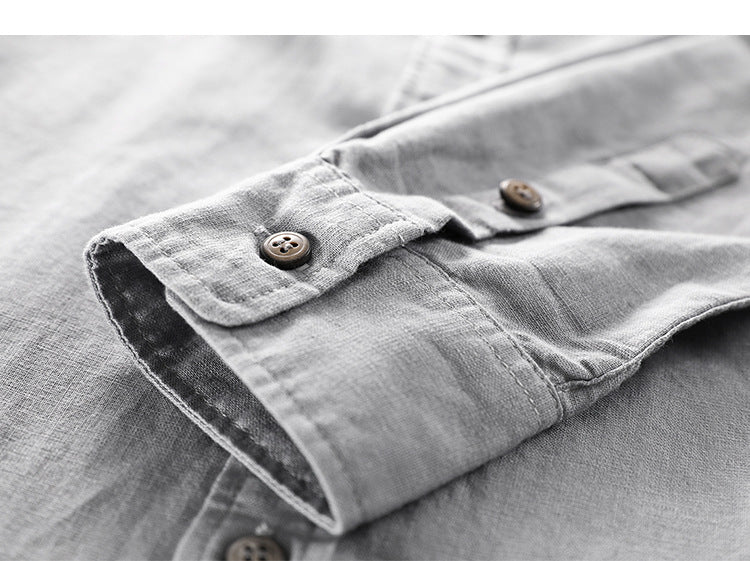 【淡いブルーで爽やかに】夏の定番シャツカーデ