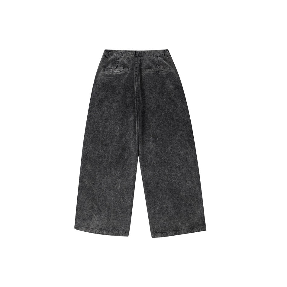 ストレートオーバーオールパンツ