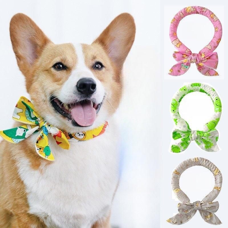 水に浸すだけ!ぷっくり膨らむひんやりスカーフ