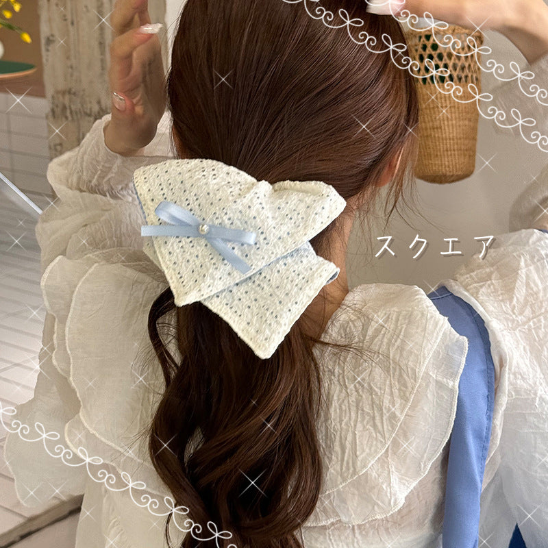 ギンガムチェックシュシュ