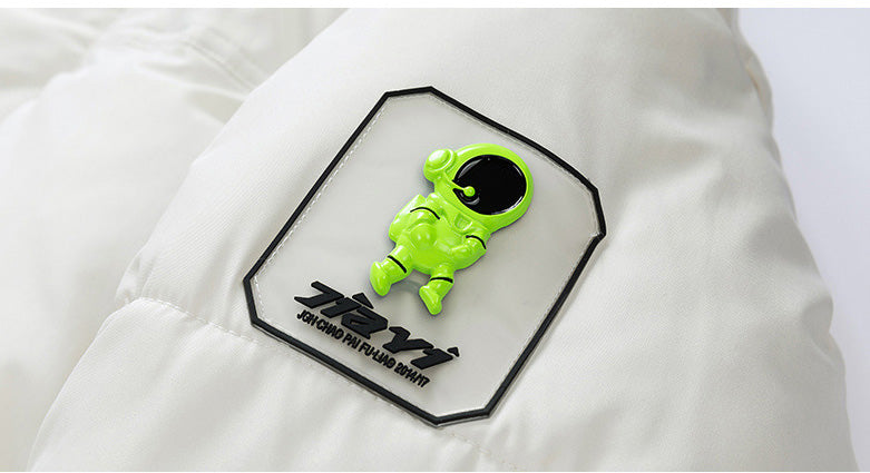 スタンドカラー中綿ジャケット