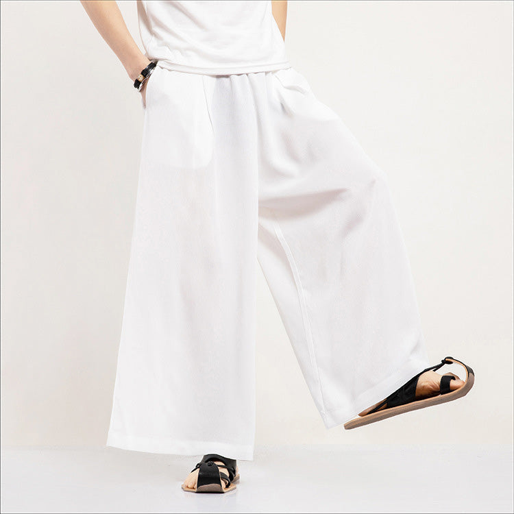 シンプルワイドパンツ