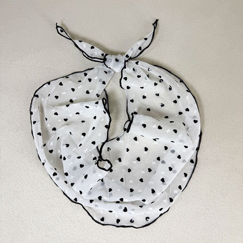 ドットハートスカーフ