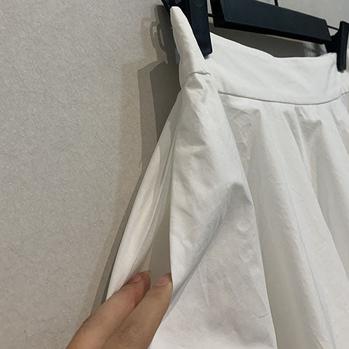 コットンフレアロングスカート