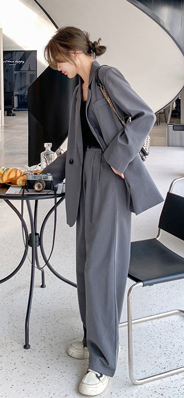 オーバーサイズワイドレッグスーツ