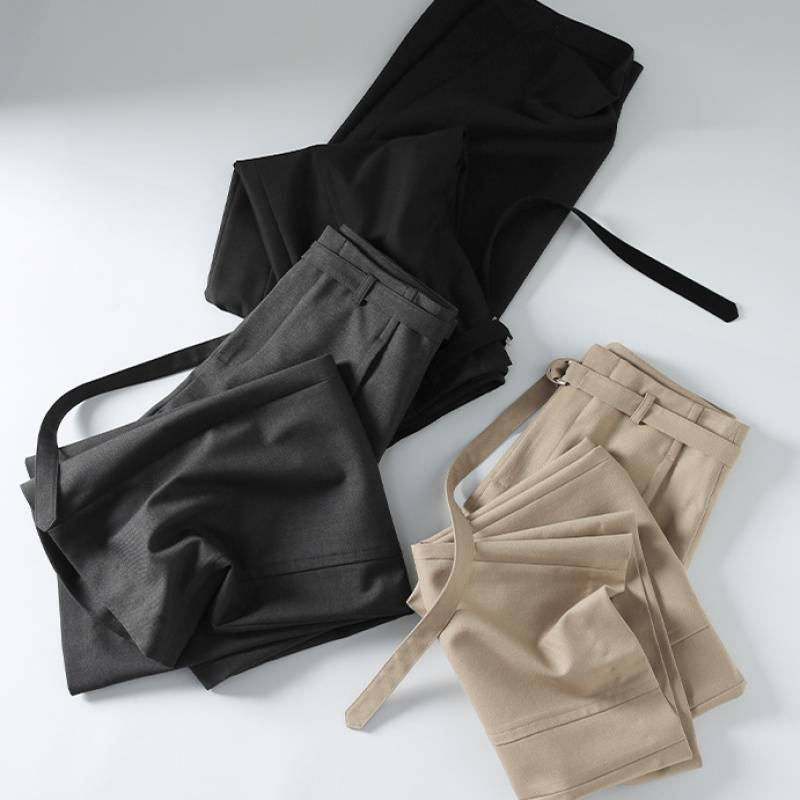 ロングベルトワイドパンツ