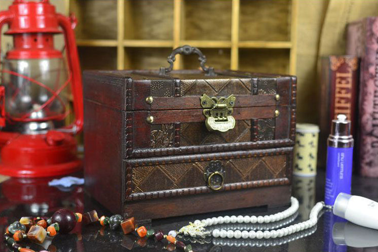 木製アクセサリーボックス