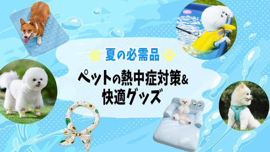 夏の必需品！ペットの熱中症対策＆快適グッズ