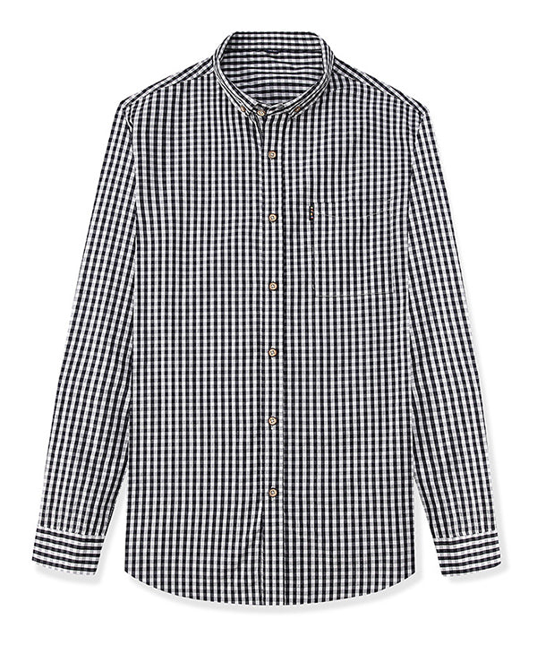 ギンガムチェック コットンシャツ