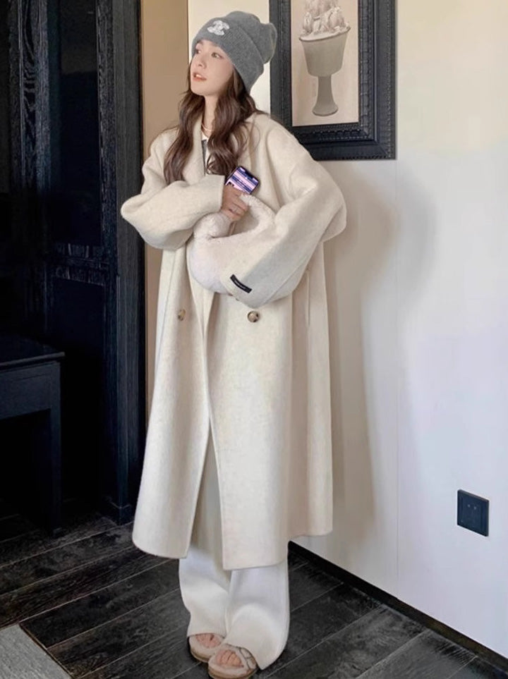 ワームベルベットウールコート