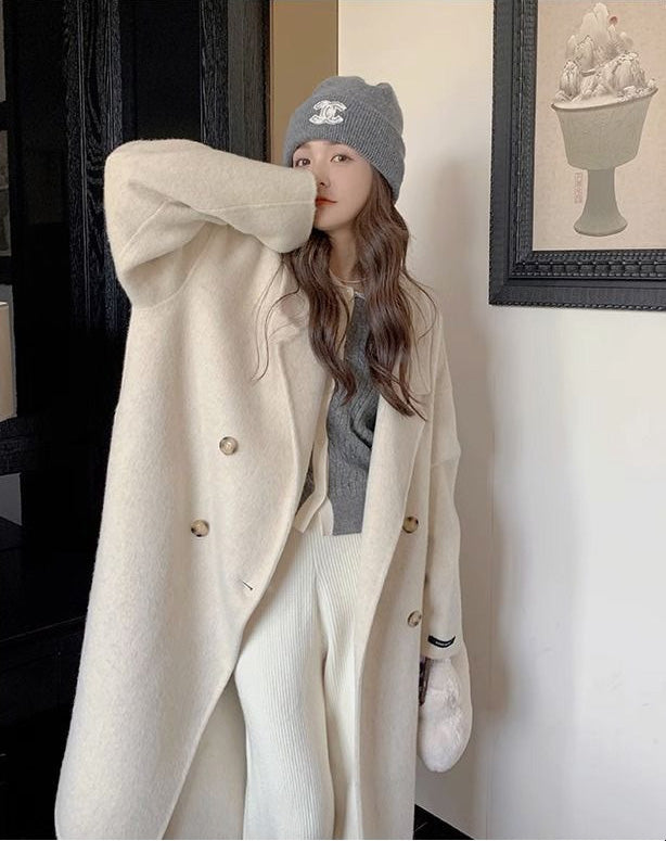 ワームベルベットウールコート