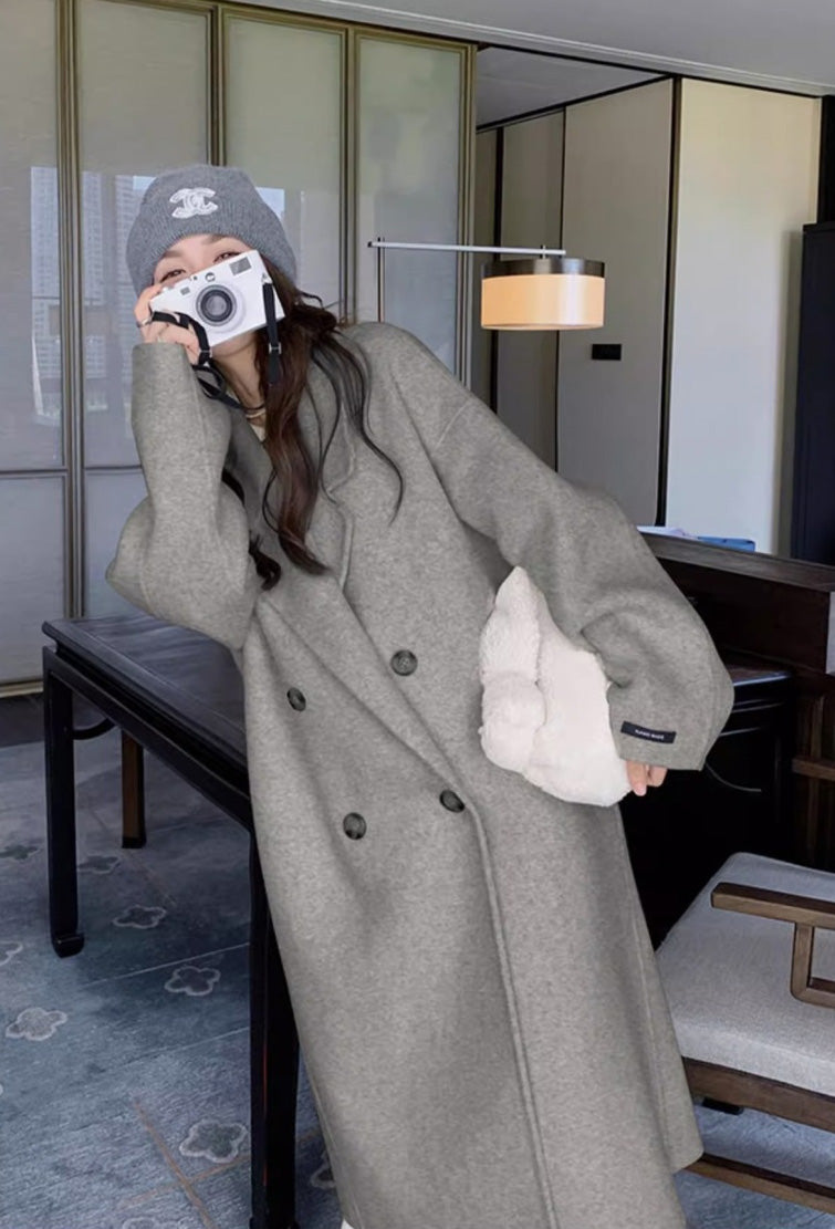 ワームベルベットウールコート