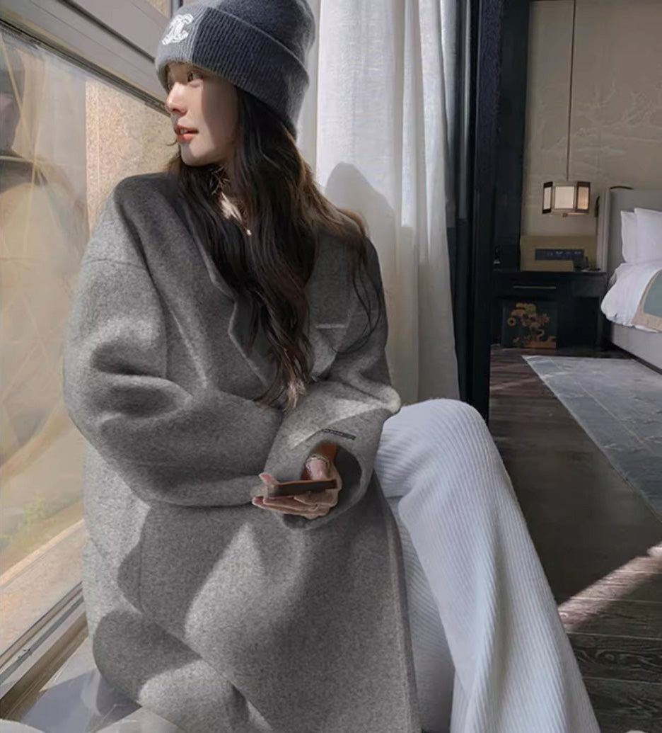 ワームベルベットウールコート