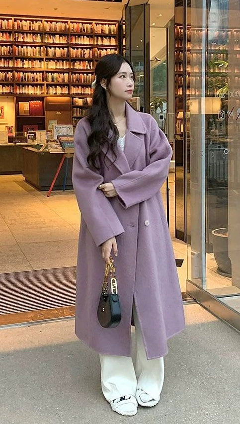 ワームベルベットウールコート