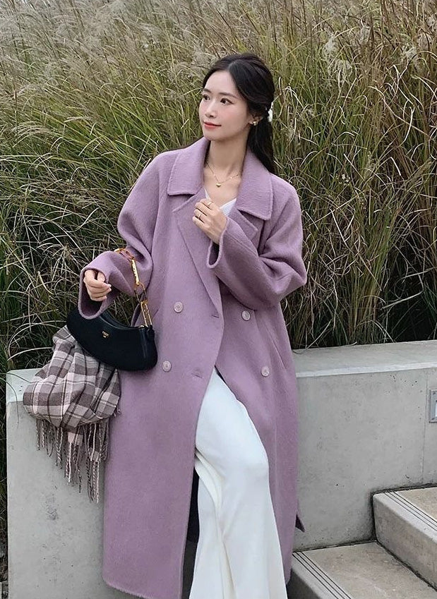 ワームベルベットウールコート