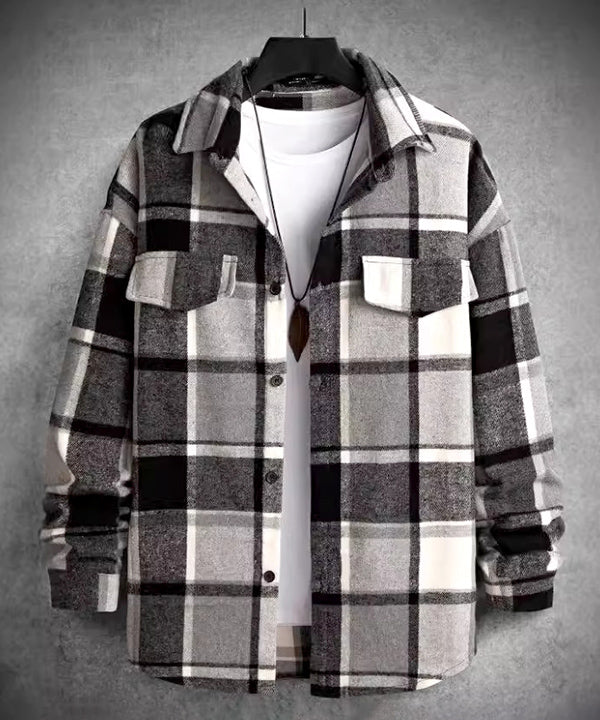 マドラスチェック フランネルシャツ