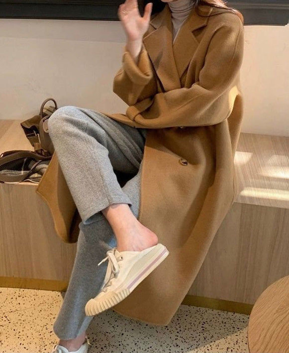 ワームベルベットウールコート