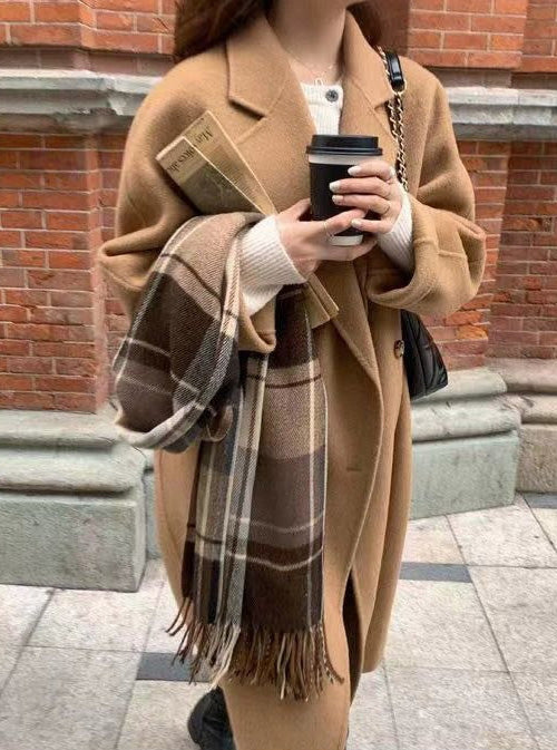 ワームベルベットウールコート