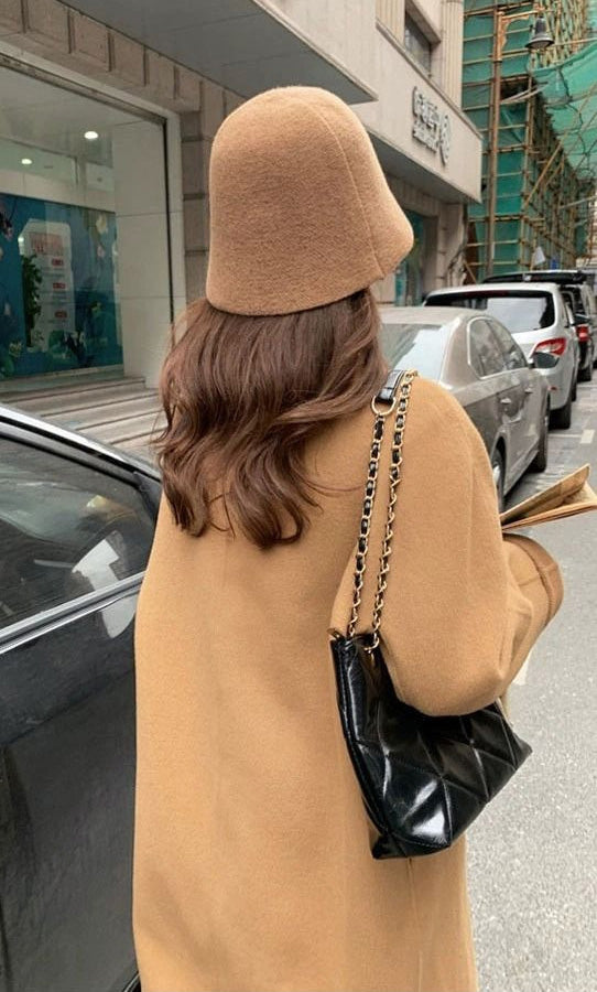 ワームベルベットウールコート