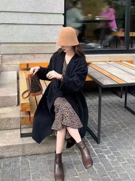 ワームベルベットウールコート