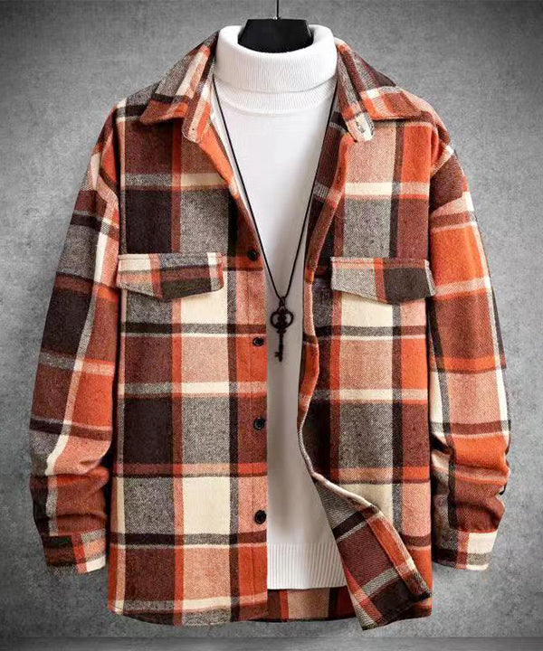 マドラスチェック フランネルシャツ