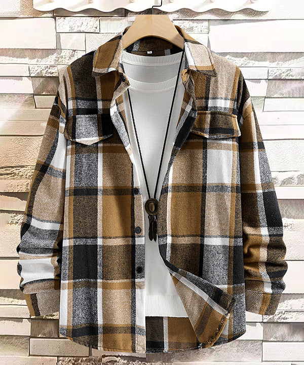 マドラスチェック フランネルシャツ