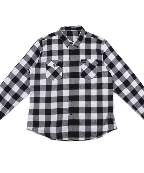 バッファローチェック フランネルシャツ