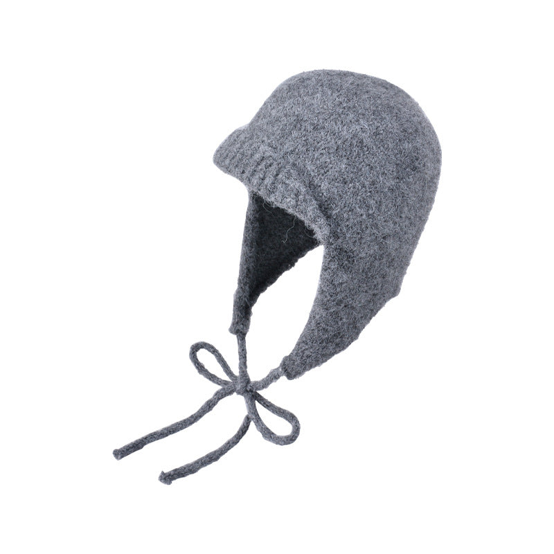 耳当て付きニット帽