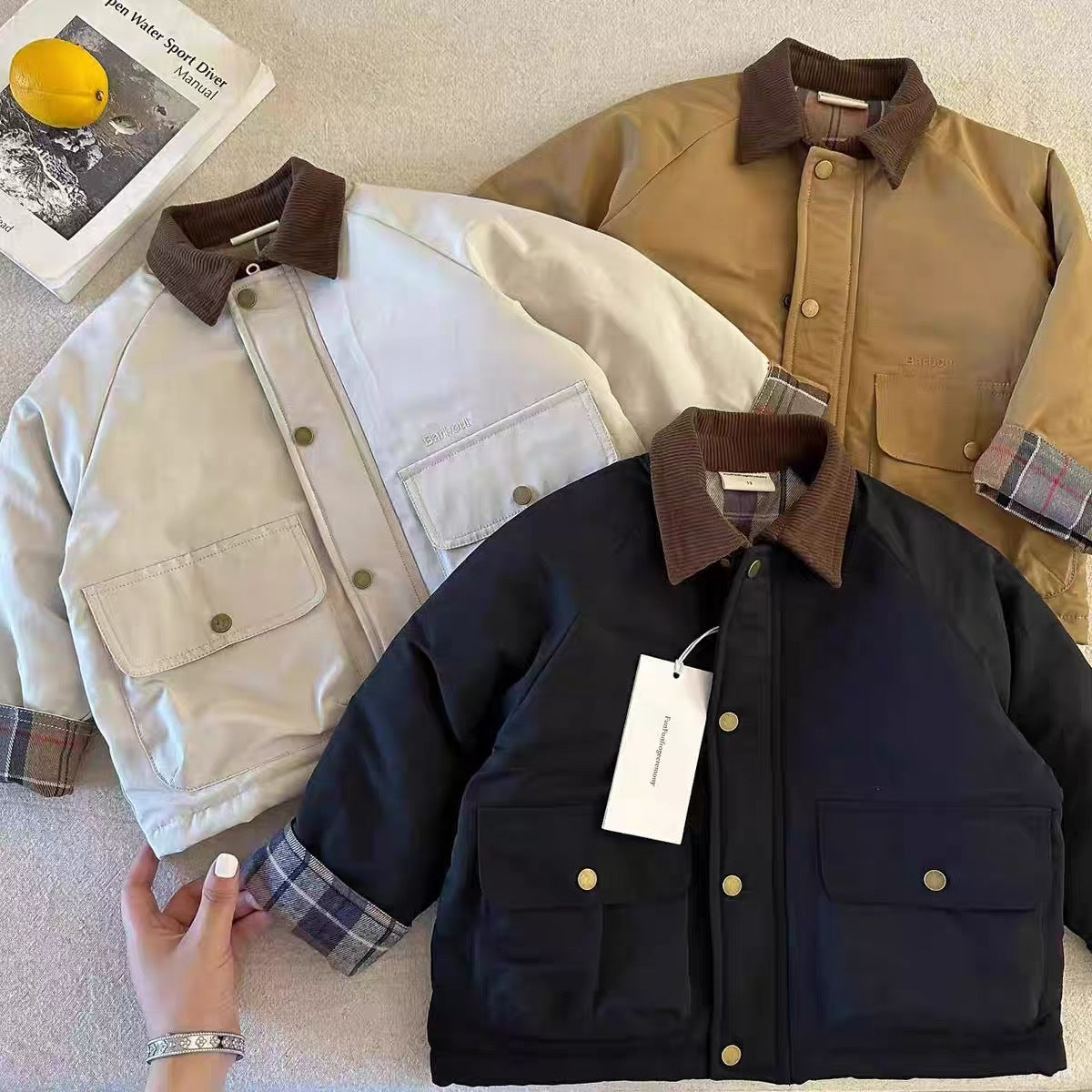 厚手綿入りデッキジャケット