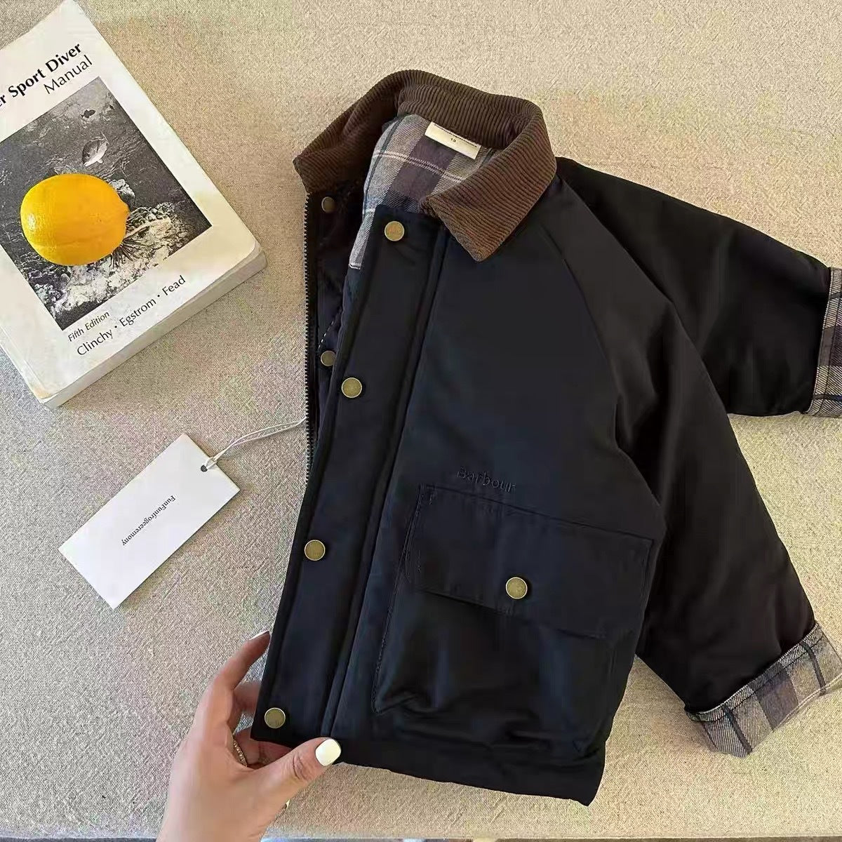 厚手綿入りデッキジャケット