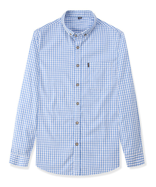ギンガムチェック コットンシャツ