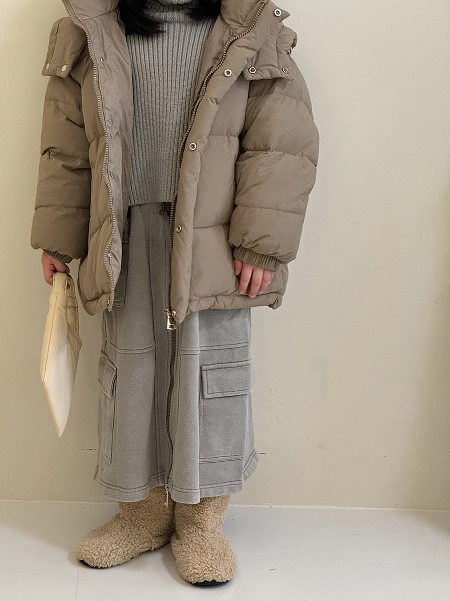 厚手耳付きフードジャケット