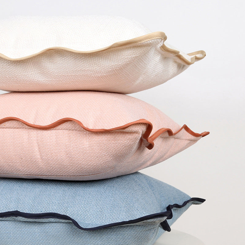 フリルエッジ・クッションカバー