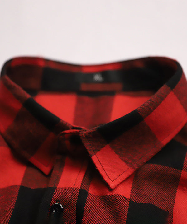 バッファローチェック フランネルシャツ