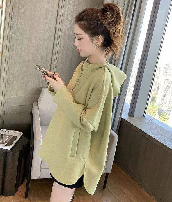 ルーズスウェットフードプルオーバー