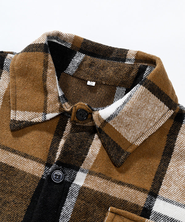 マドラスチェック フランネルシャツ