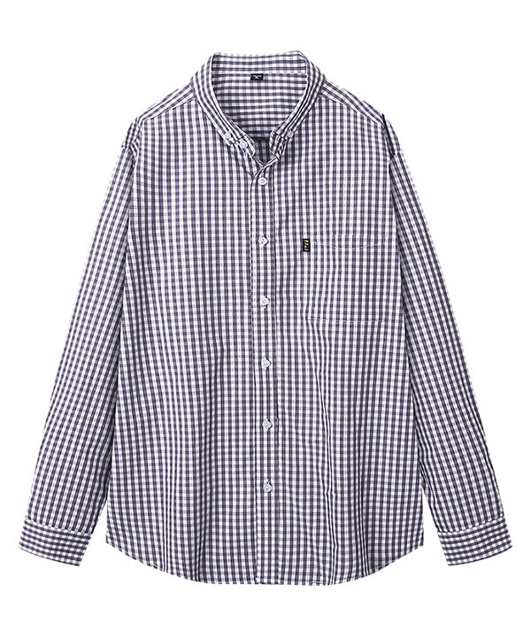 ギンガムチェック コットンシャツ