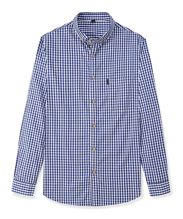 ギンガムチェック コットンシャツ