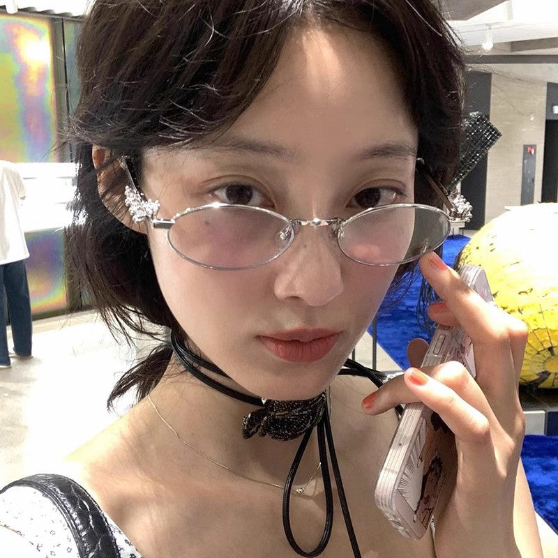 オーバルメタルアイウェア