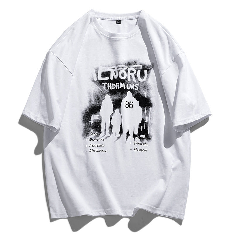 ストリートグラフィカルTシャツ