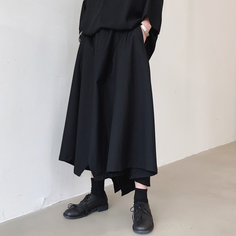 アシンメトリーメンズスカート