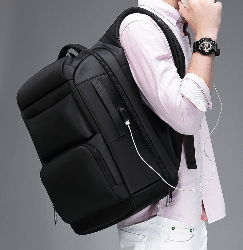 【スマートストレージ】整理しやすい、多機能スタイリッシュリュック USBポート付き