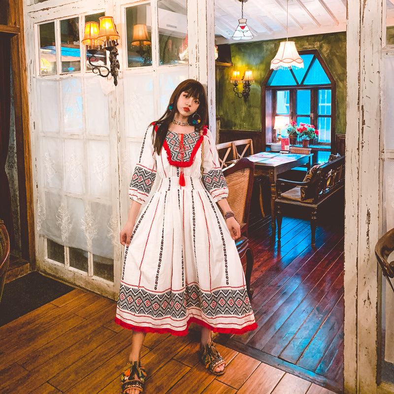 ボヘミアンワンピース